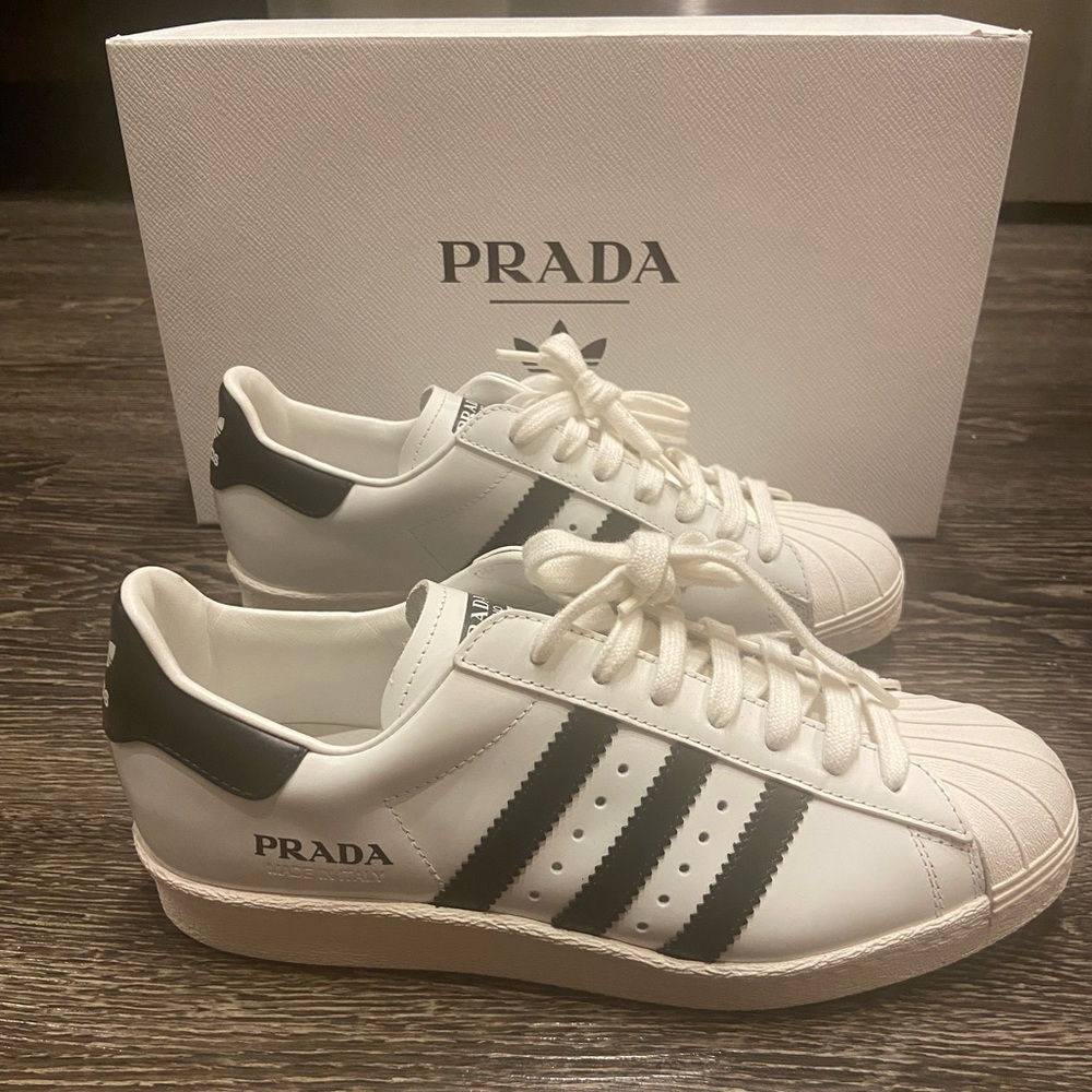 Authentic Calfskin Prada Adidas